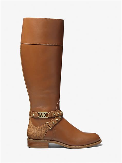 michael kors kincaid faux leather riding boot|Kincaid Faux Leather Riding Boot .